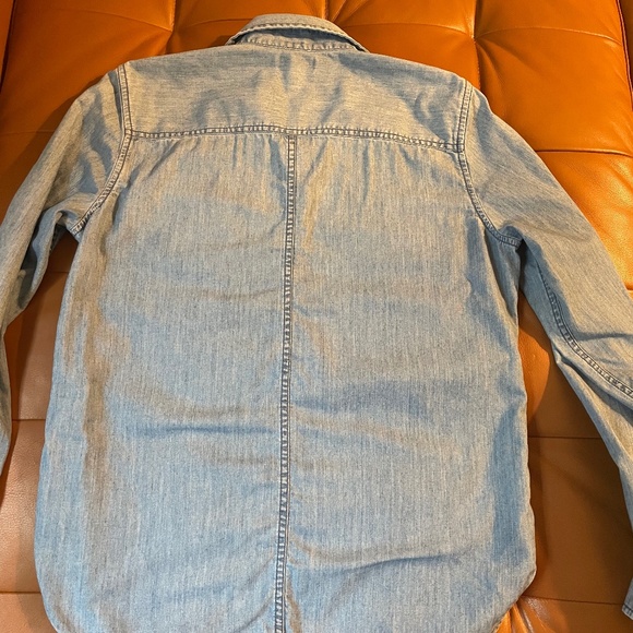 J. Crew Chambray Button Down Size 10 - Picture 3 of 4